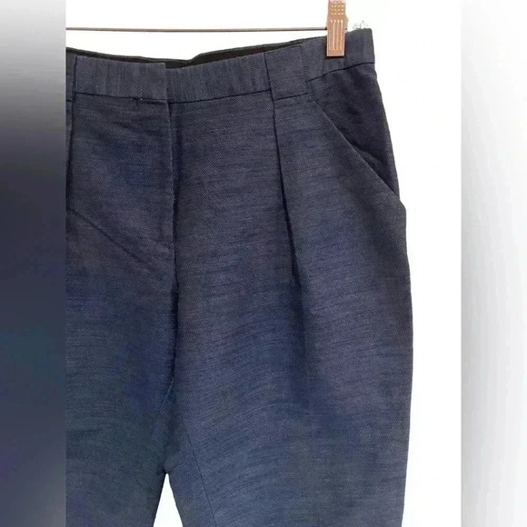 Paul Smith Navy Blue Tapered Leg Trousers - Picture 6 of 10